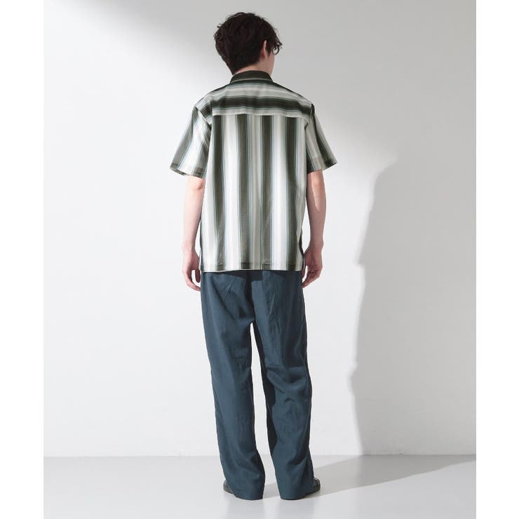 メッシュ ストライプ半袖シャツ 洗濯機OK／通気性◎ | THE SHOP TK | 詳細画像3 
