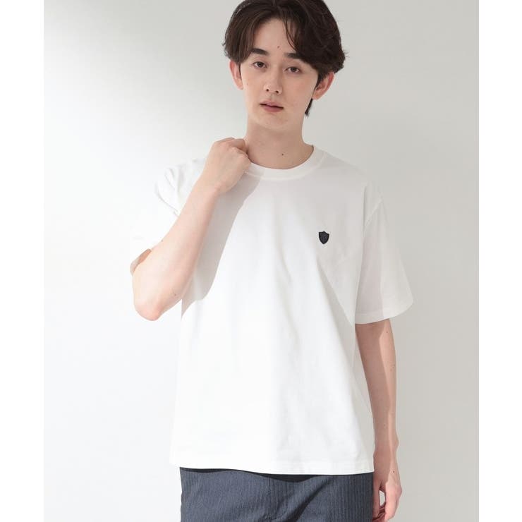 メッシュ五分袖カーディガン＋半袖Tシャツ セットアイテム 洗濯機OK | THE SHOP TK | 詳細画像12 