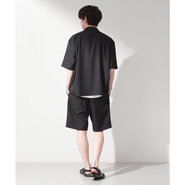 リラックスワイド 5分袖ジャケット セットアップ可／洗濯機OK | THE SHOP TK | 詳細画像3 