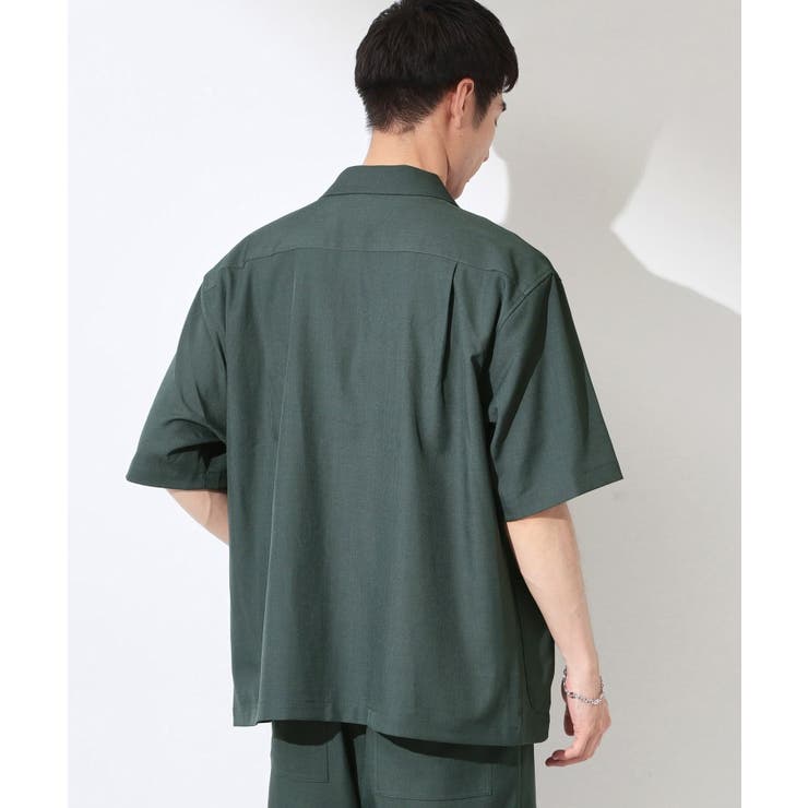 リラックスワイド 5分袖ジャケット セットアップ可／洗濯機OK | THE SHOP TK | 詳細画像6 