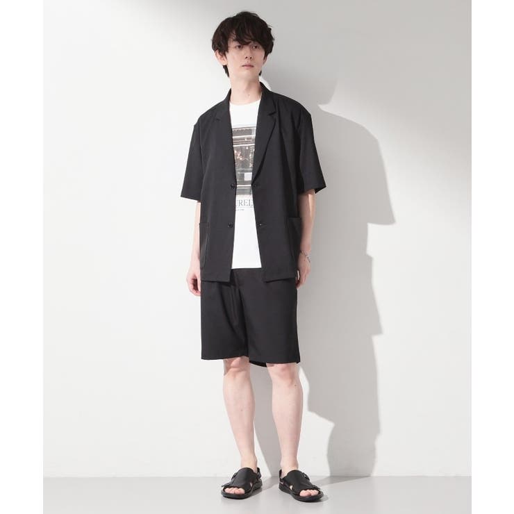 リラクシーワイドショートパンツ セットアップ可/洗濯機OK | THE SHOP TK | 詳細画像2 