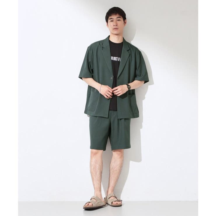 リラクシーワイドショートパンツ セットアップ可/洗濯機OK | THE SHOP TK | 詳細画像7 