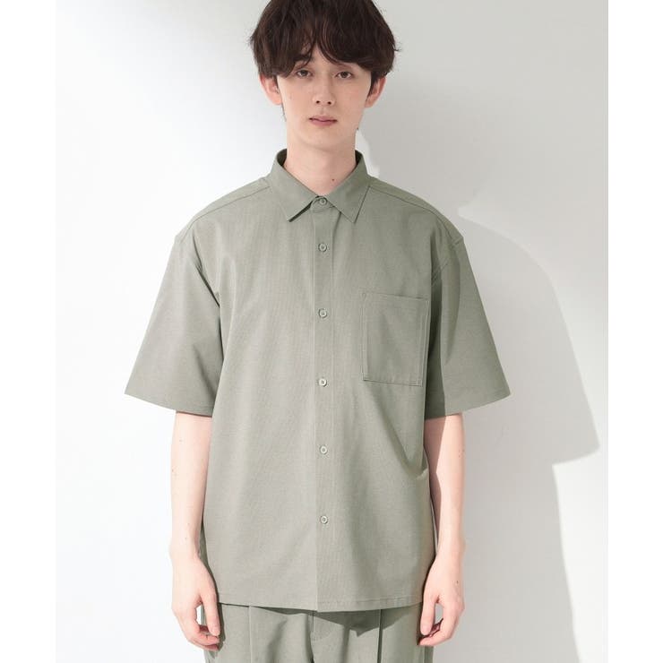 クールウェザー 半袖シャツ 接触冷感／吸水速乾／洗濯機OK／セットアップ可 | THE SHOP TK | 詳細画像14 