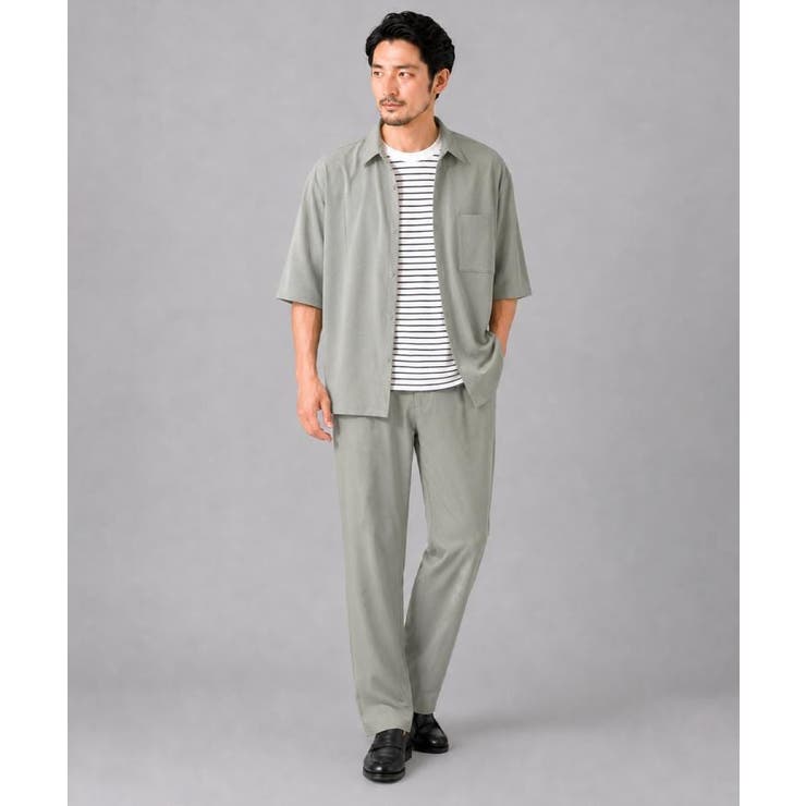 クールウェザー 半袖シャツ 接触冷感／吸水速乾／洗濯機OK／セットアップ可 | THE SHOP TK | 詳細画像21 