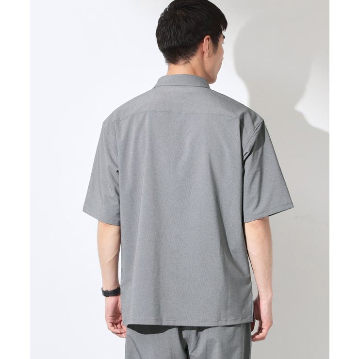 クールウェザー 半袖シャツ 接触冷感／吸水速乾／洗濯機OK／セットアップ可 | THE SHOP TK | 詳細画像7 