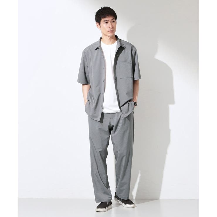 クールウェザー 半袖シャツ 接触冷感／吸水速乾／洗濯機OK／セットアップ可 | THE SHOP TK | 詳細画像8 