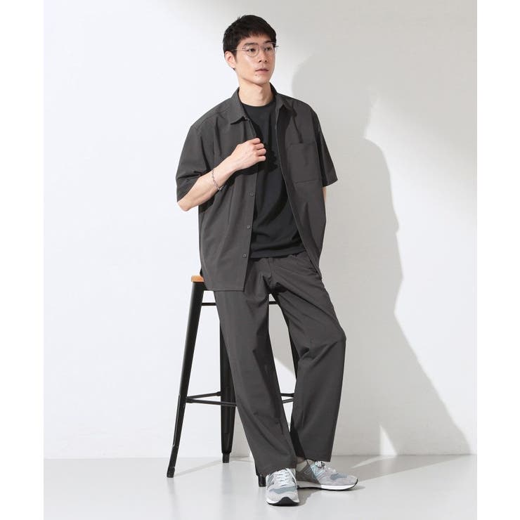 クールウェザー 半袖シャツ 接触冷感／吸水速乾／洗濯機OK／セットアップ可 | THE SHOP TK | 詳細画像12 