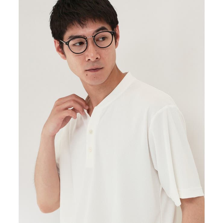 【サラッと軽い着心地に。】BO NO HENLEY | THE SHOP TK | 詳細画像1 