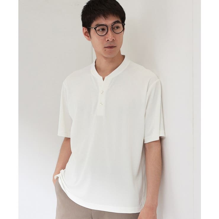 オフホワイト(003) | 【サラッと軽い着心地に。】BO NO HENLEY | THE SHOP TK