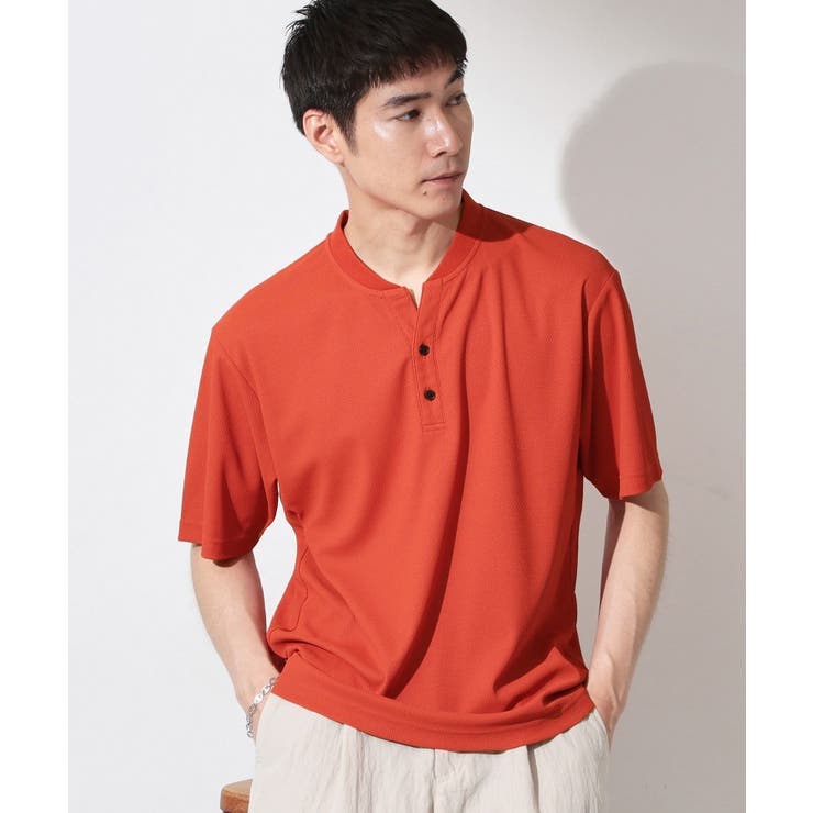 オレンジ(069) | 【サラッと軽い着心地に。】BO NO HENLEY | THE SHOP TK