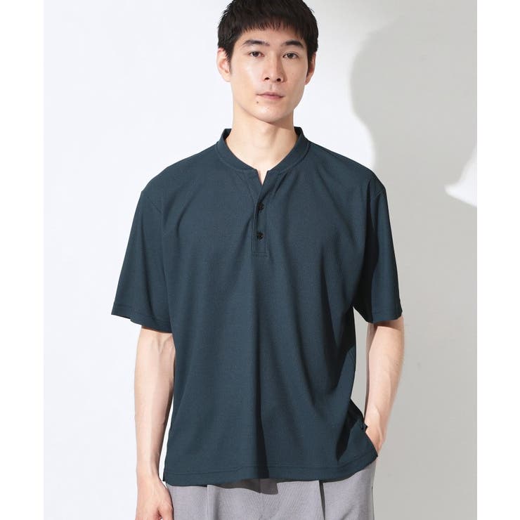 ネイビー(094) | 【サラッと軽い着心地に。】BO NO HENLEY | THE SHOP TK