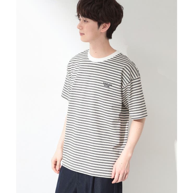 COOLボーダー 半袖Tシャツ 接触冷感／洗濯機OK | THE SHOP TK | 詳細画像2 