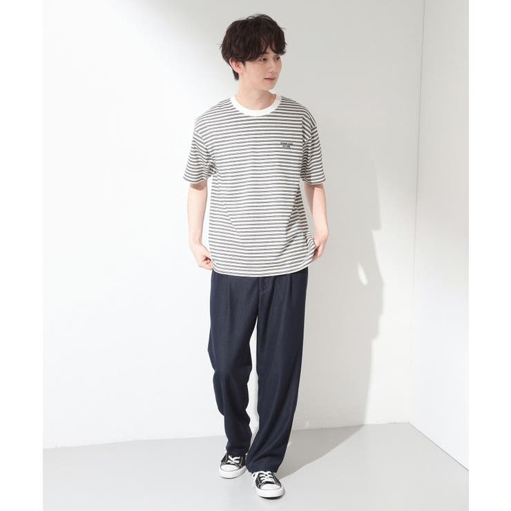 COOLボーダー 半袖Tシャツ 接触冷感／洗濯機OK | THE SHOP TK | 詳細画像3 