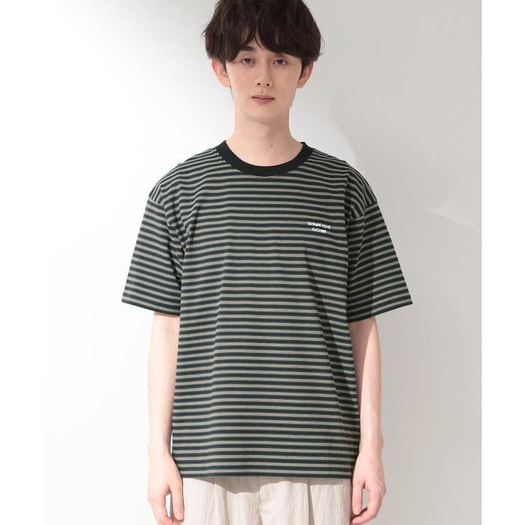 COOLボーダー 半袖Tシャツ 接触冷感／洗濯機OK | THE SHOP TK | 詳細画像9 