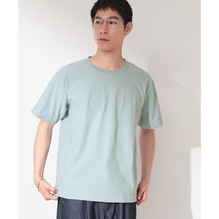 【接触冷感／吸水速乾／UVカット】パーフェクテック リンクス柄 半袖Tシャツ | THE SHOP TK | 詳細画像5 