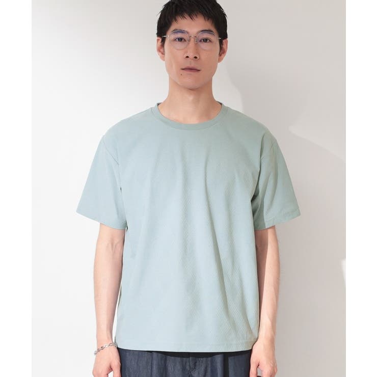 【接触冷感／吸水速乾／UVカット】パーフェクテック リンクス柄 半袖Tシャツ | THE SHOP TK | 詳細画像13 