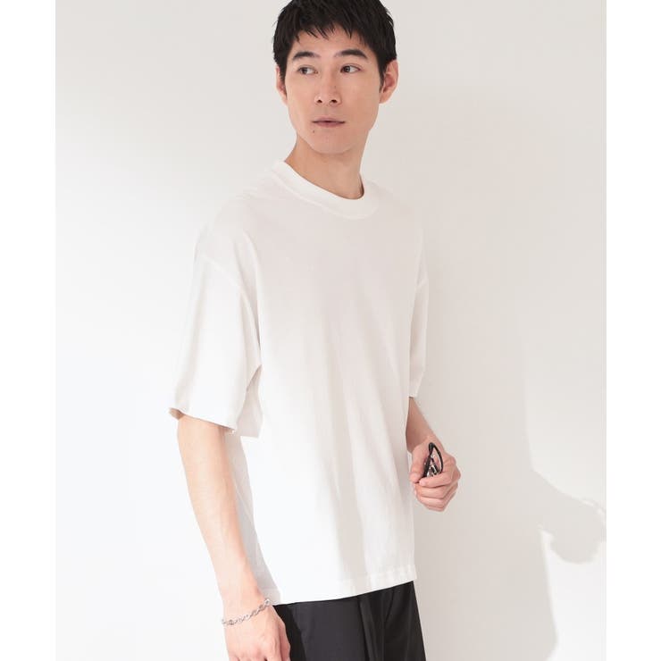 【ゆったりシルエット】前後切り替え 半袖Tシャツ | THE SHOP TK | 詳細画像2 