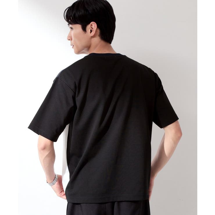 【洗濯機OK】ブロッキング半袖ニット | THE SHOP TK | 詳細画像10 