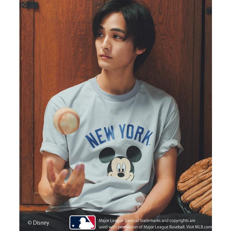 グレー(012) | 【Disney】【MLB】スペシャルデザイン半袖Tシャツ | THE SHOP TK