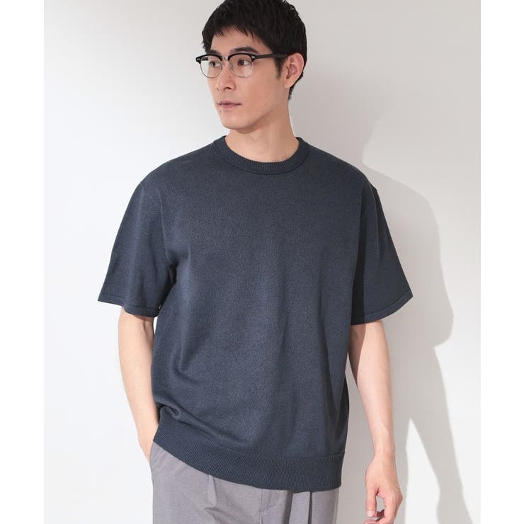 【抗菌防臭／UVカット／洗濯機OK】和紙混 半袖ニット | THE SHOP TK | 詳細画像9 