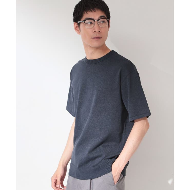 【抗菌防臭／UVカット／洗濯機OK】和紙混 半袖ニット | THE SHOP TK | 詳細画像10 
