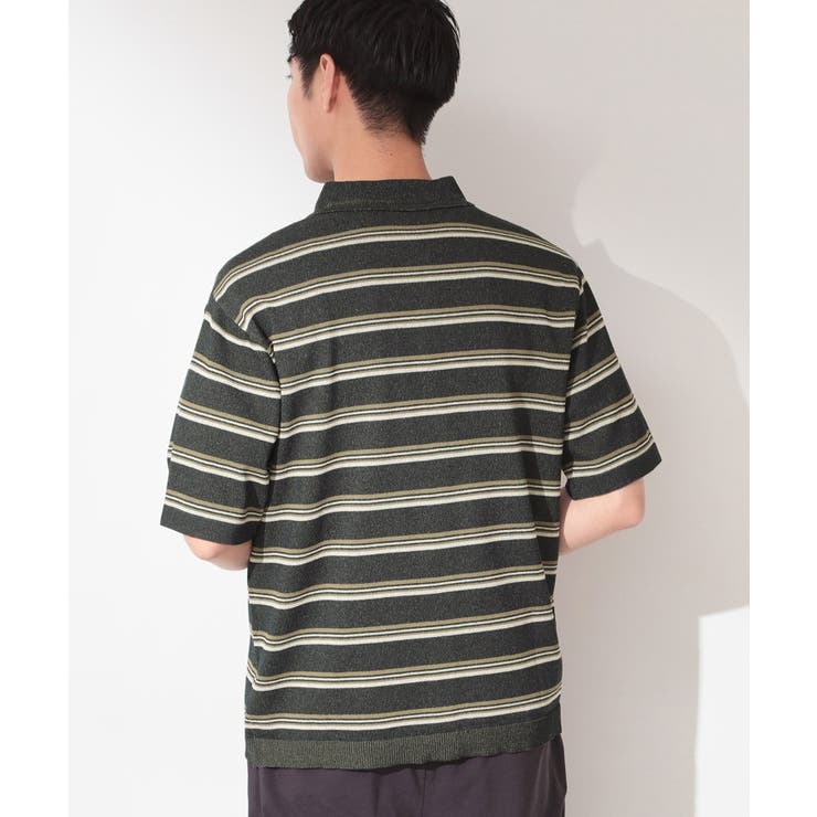 【抗菌防臭／UVカット／洗濯機OK】和紙混 半袖ニットシャツ | THE SHOP TK | 詳細画像14 