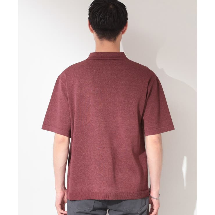 【抗菌防臭／UVカット／洗濯機OK】和紙混 半袖ニットシャツ | THE SHOP TK | 詳細画像19 