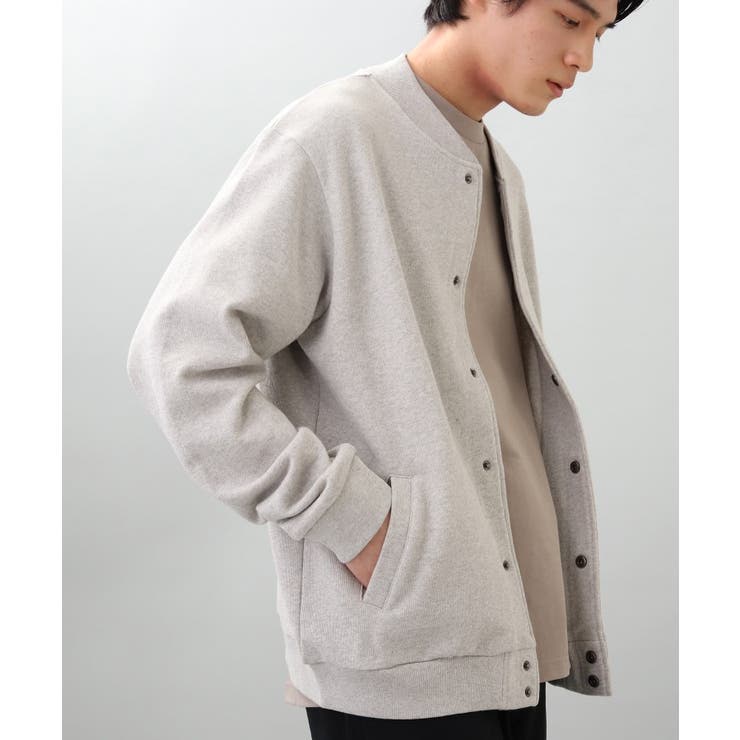 グレー(012) | オーバーサイズヘヴィーウエイトスウェットカーデ | THE SHOP TK