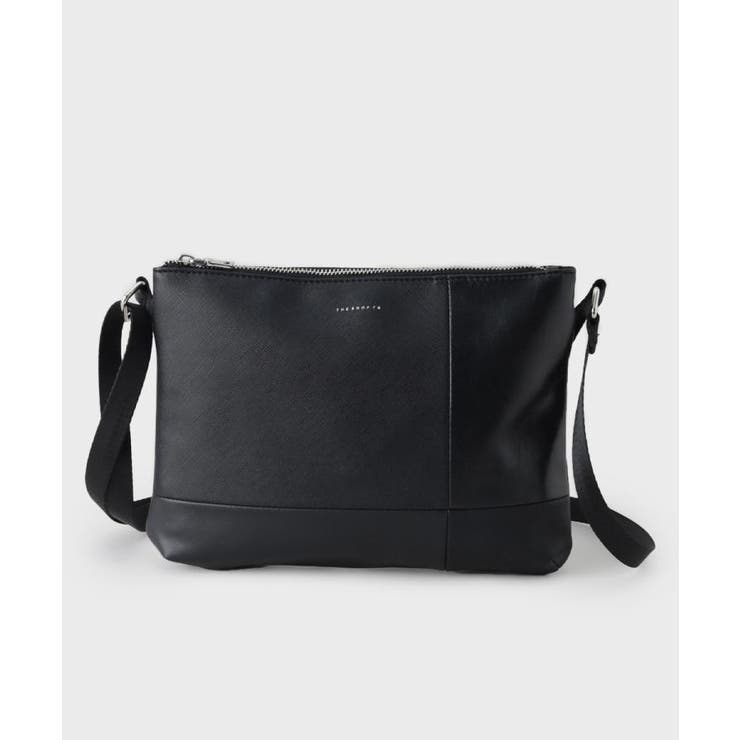 希少✨MCM ロゴ金具 サコッシュ 斜め掛け サフィアーノレザー ブラック 希少✨MCM ロゴ金具 サコッシュ 斜め掛け サフィアーノレザー