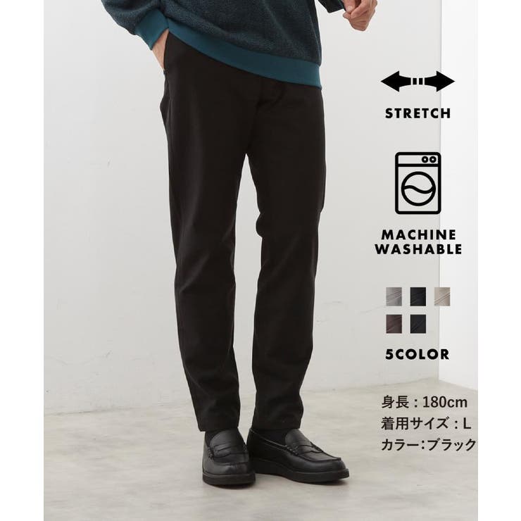 ブラック(819) | 累計売上40万本突破！！7DAYSストレッチへリンボンパンツ 【Sサイズ～ 5色… | THE SHOP TK