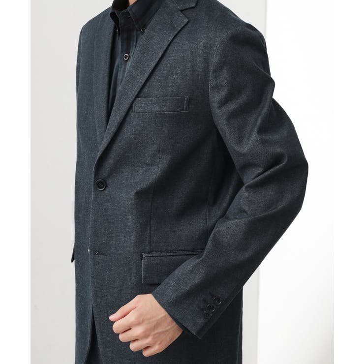 エバーデニムジャケット【色落ちしにくい 洗濯機OK ストレッチ | THE SHOP TK | 詳細画像15 