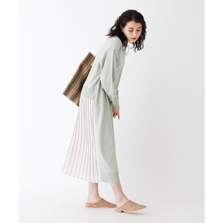 プリーツドッキング ニットワンピース 品番 Wrdw Opaque Clip オーペック ドット クリップ のレディースファッション通販 Shoplist ショップリスト