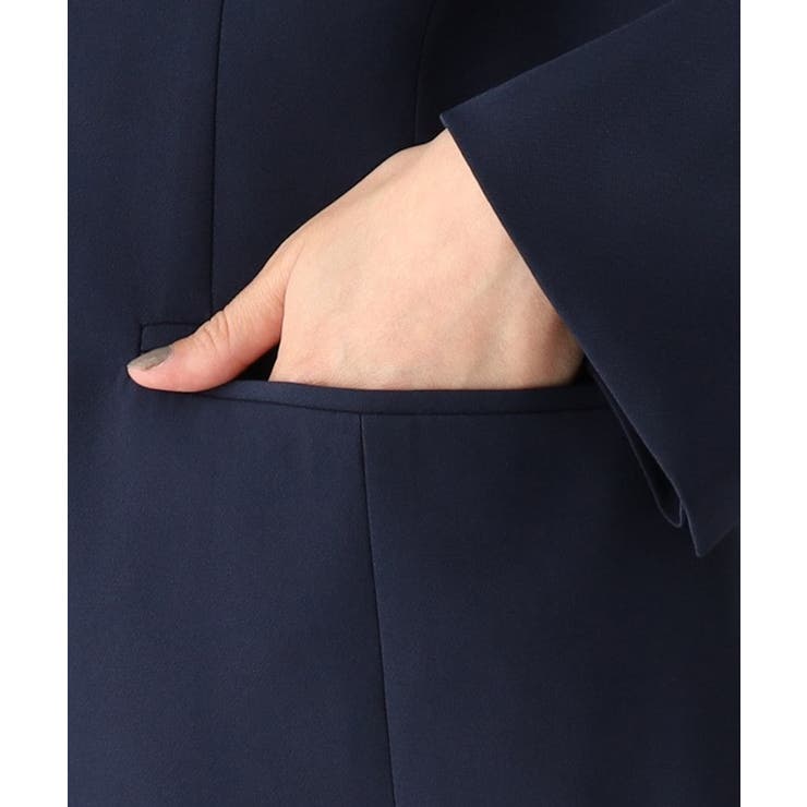 セットアップ対応 パール調ボタンノーカラージャケット【ストレッチ/洗える】[品番：WRDW0171168]｜OPAQUE.CLIP（オーペック ドット  クリップ）のレディースファッション通販｜SHOPLIST（ショップリスト）