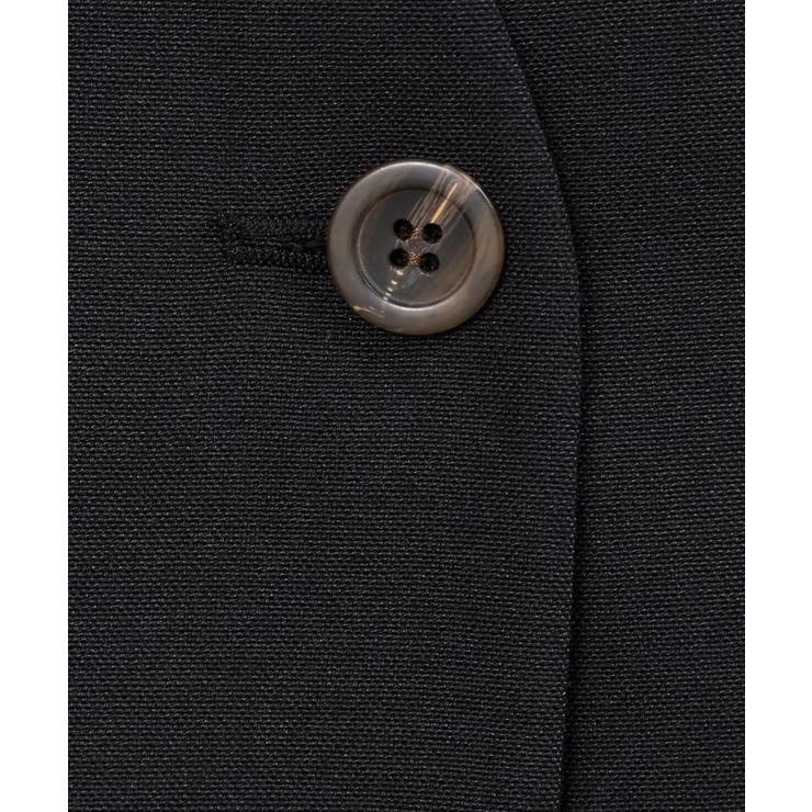 ノーカラーVネックジレ【洗濯機洗い可】 | OPAQUE.CLIP | 詳細画像17