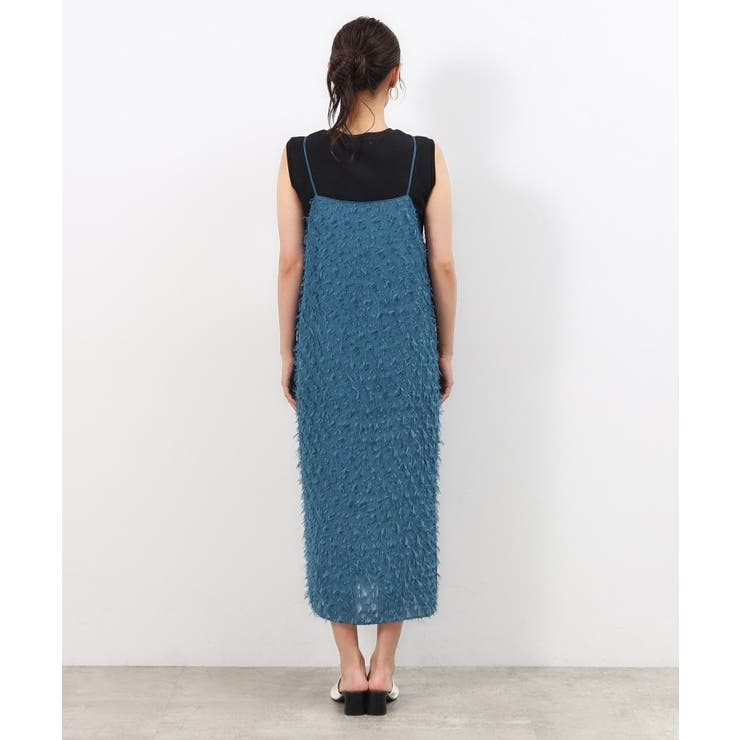 前後2WAYフリンジキャミワンピース【洗濯機洗い可】 | OPAQUE.CLIP | 詳細画像24 