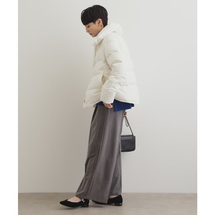 襟取り外し可 ショートダウンジャケット[品番：WRDW0205543]｜OPAQUE