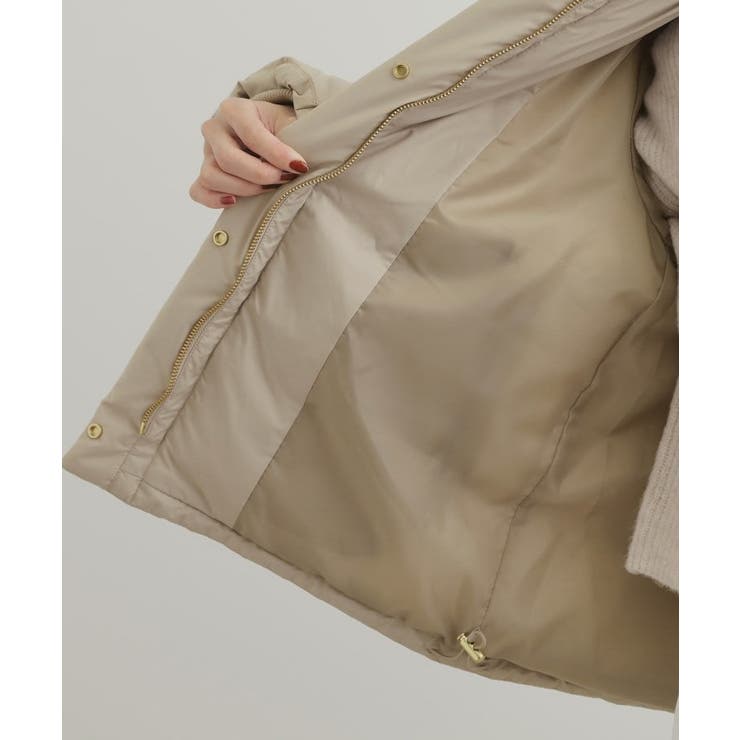 襟取り外し可 ショートダウンジャケット[品番：WRDW0205543]｜OPAQUE