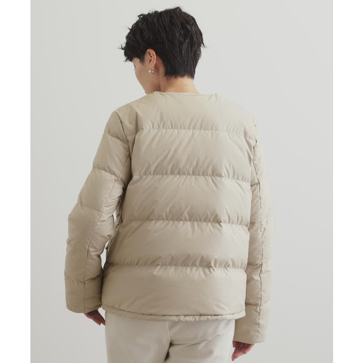 襟取り外し可 ショートダウンジャケット[品番：WRDW0205543]｜OPAQUE