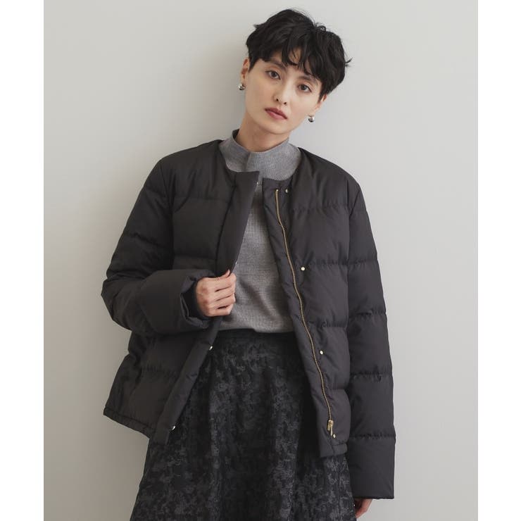 OPAQUE.CLIP ショートダウンジャケット/衿取り外し可 襟取り外し可 ショートダウンジャケット[品番：WRDW0205543]｜OPAQUE