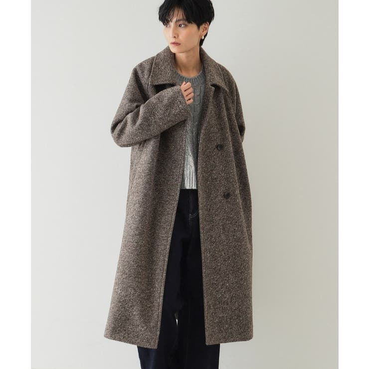 Blanc YM / Wool Pile Knit Coat Blanc YM Wool Pile Oversize Single