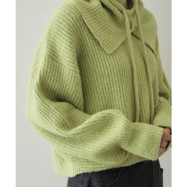 《ツインセット》バラクラバ×ハイネックショートニット【洗える】 | OPAQUE.CLIP | 詳細画像22 