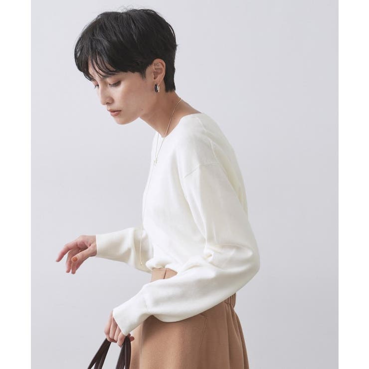 ボートネックニット エクストラファインメリノウール | OPAQUE.CLIP | 詳細画像43 