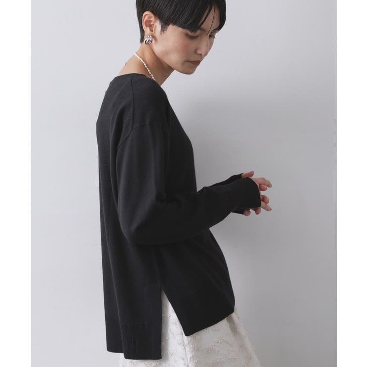 ボートネックニット エクストラファインメリノウール | OPAQUE.CLIP | 詳細画像57 
