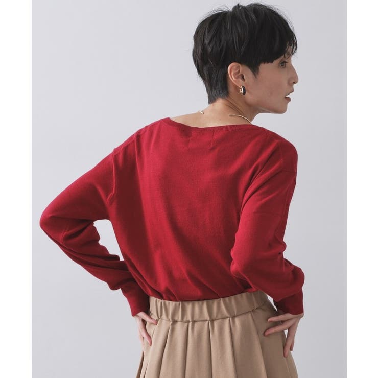 ボートネックニット エクストラファインメリノウール | OPAQUE.CLIP | 詳細画像68 