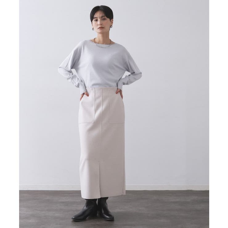 ボートネックニット エクストラファインメリノウール | OPAQUE.CLIP | 詳細画像78 