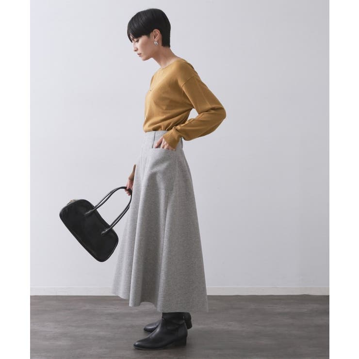 ボートネックニット エクストラファインメリノウール | OPAQUE.CLIP | 詳細画像86 