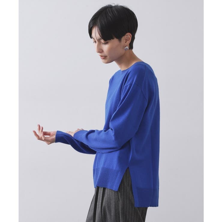 ボートネックニット エクストラファインメリノウール | OPAQUE.CLIP | 詳細画像91 