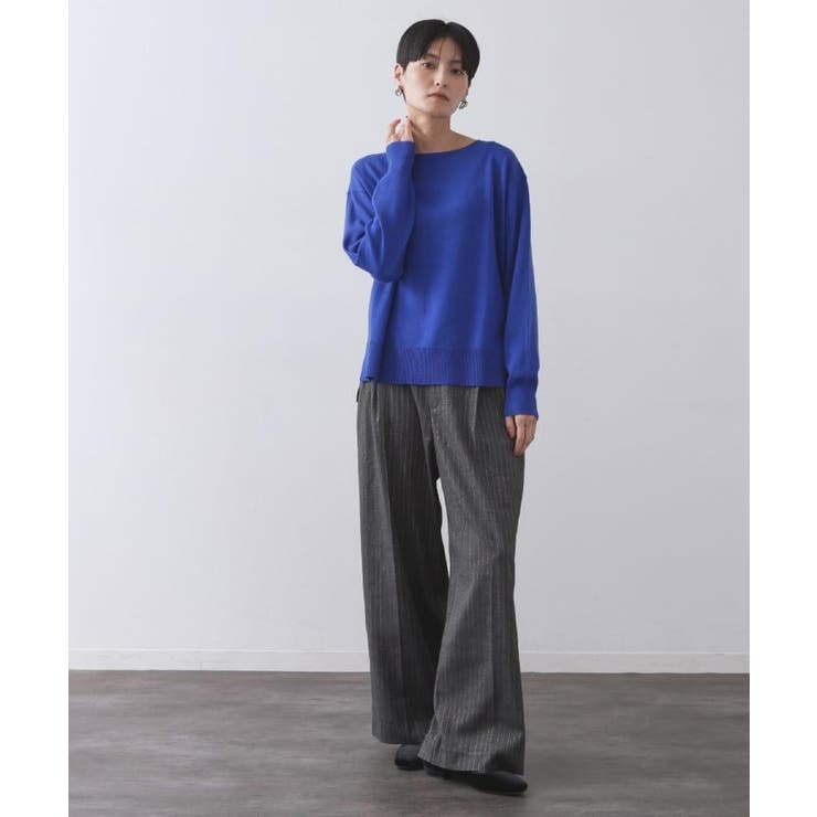 ボートネックニット エクストラファインメリノウール | OPAQUE.CLIP | 詳細画像92 