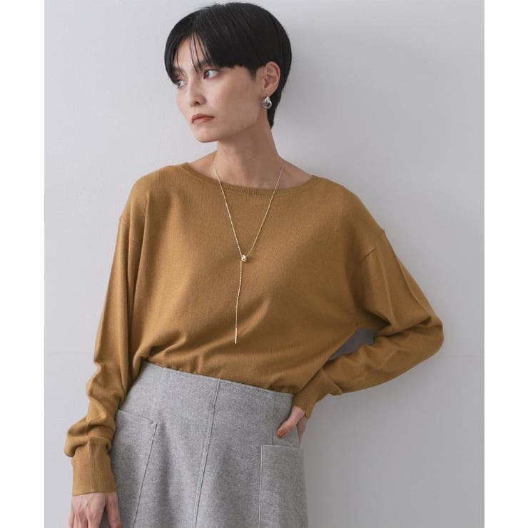 ボートネックニット エクストラファインメリノウール | OPAQUE.CLIP | 詳細画像83 