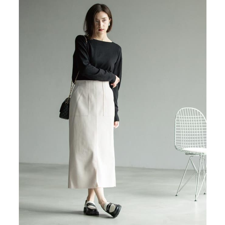 ボートネックニット エクストラファインメリノウール | OPAQUE.CLIP | 詳細画像18 